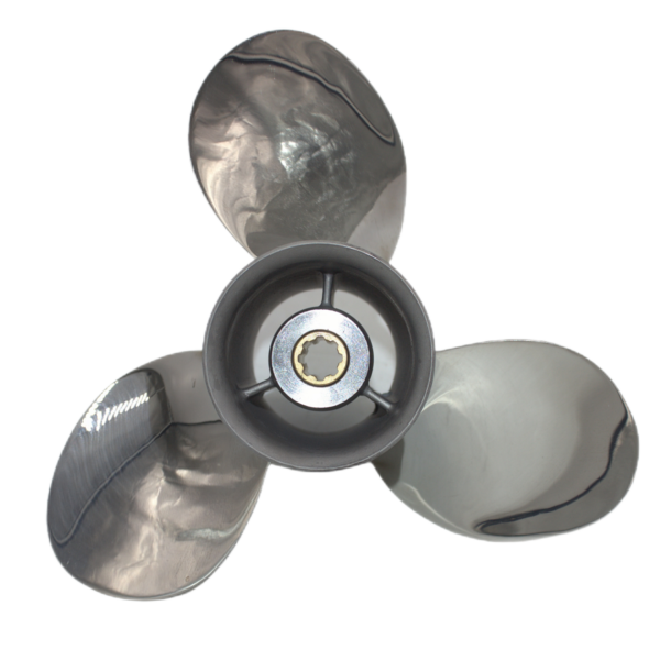 Yamaha 9.25 x 11 Outboard Propeller Stainless Steel 3 Blade 9.9-20HP 8 Tooth RH 63V