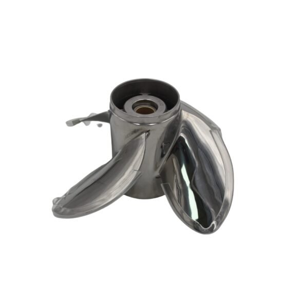 Yamaha 13x17-K Stainless Steel Propeller Replacement 4 Blade 15 Tooth LH 4-1/4" Gearcase 50-130HP Outboard Propeller