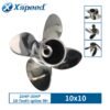 Yamaha 10 x 10 Outboard Propeller Stainless Steel 4 Blade 20-30HP 10 Tooth RH