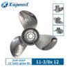 Yamaha 11-3/8 x 12 Outboard Propeller Stainless Steel 3 Blade 25-60HP 13 Tooth RH Replace 663-45970-60-98