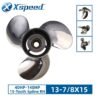 Mercury 13-7/8x15 Stainless Steel Propeller Replacement 3 Blade 15 Tooth RH 4-1/4" Gearcase 40-140HP Outboard Propeller