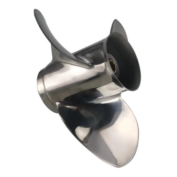Yamaha 14-1/2x19-M Stainless Steel Propeller Replacement 3 Blade 15 Tooth LH 4-3/4" Gearcase 150-300HP Outboard Propeller