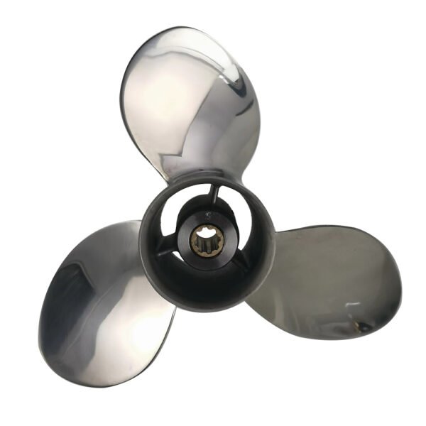 Yamaha 14-1/2x19-M Stainless Steel Propeller Replacement 3 Blade 15 Tooth LH 4-3/4" Gearcase 150-300HP Outboard Propeller