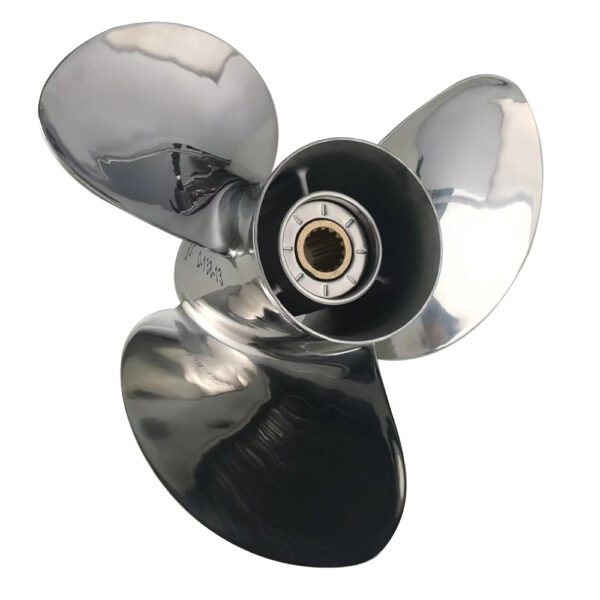 Suzuki 14x12 Stainless Steel Propeller Replacement 3 Blade 13 Tooth RH 4-1/4" Gearcase 60-140HP Outboard Propeller