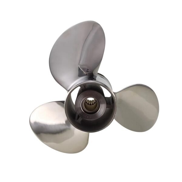 Suzuki 13-7/8x19 Stainless Steel Propeller Replacement 3 Blade 15 Tooth RH 4-1/4" Gearcase 60-140HP Outboard Propeller