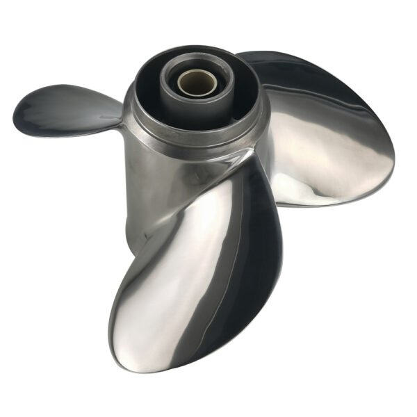 Mercury 10-3/4x10 Stainless Steel Propeller Replacement 3 Blade 10 Tooth RH 3" Gearcase 25-30HP for Japan Origin Tohatsu Outboard Propeller
