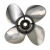 Yamaha 10x10-F Stainless Steel Propeller Replacement 4 Blade 10 Tooth RH 3" Gearcase 20-30HP Outboard Propeller