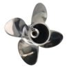 Yamaha 10x10-F Stainless Steel Propeller Replacement 4 Blade 10 Tooth RH 3" Gearcase 20-30HP Outboard Propeller
