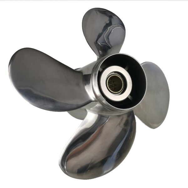 Yamaha 10-5/8 x 12 Outboard Propeller Stainless Steel 4 Blade 25-60HP 13 Tooth RH
