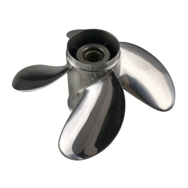 Suzuki 10-5/8x11 Stainless Steel Propeller Replacement 4 Blade 13 Tooth RH 3-1/4" Gearcase 35-65HP Outboard Propeller