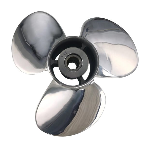 Suzuki 14x12 Stainless Steel Propeller Replacement 3 Blade 13 Tooth RH 4-1/4" Gearcase 60-140HP Outboard Propeller