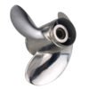 Mercury 10-1/4x16 Stainless Steel Propeller Replacement 3 Blade 13 Tooth RH 3-1/4" Gearcase 40HP for Japan Origin Tohatsu Outboard Propeller
