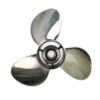 Suzuki 12x14 Stainless Steel Propeller Replacement 3 Blade 13 Tooth RH 3-1/4" Gearcase 35-65HP Outboard Propeller