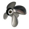 Suzuki 10-5/8x11 Stainless Steel Propeller Replacement 4 Blade 13 Tooth RH 3-1/4" Gearcase 35-65HP Outboard Propeller