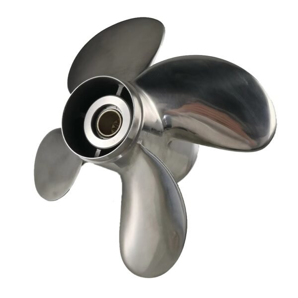 Suzuki 10-5/8x11 Stainless Steel Propeller Replacement 4 Blade 13 Tooth RH 3-1/4" Gearcase 35-65HP Outboard Propeller