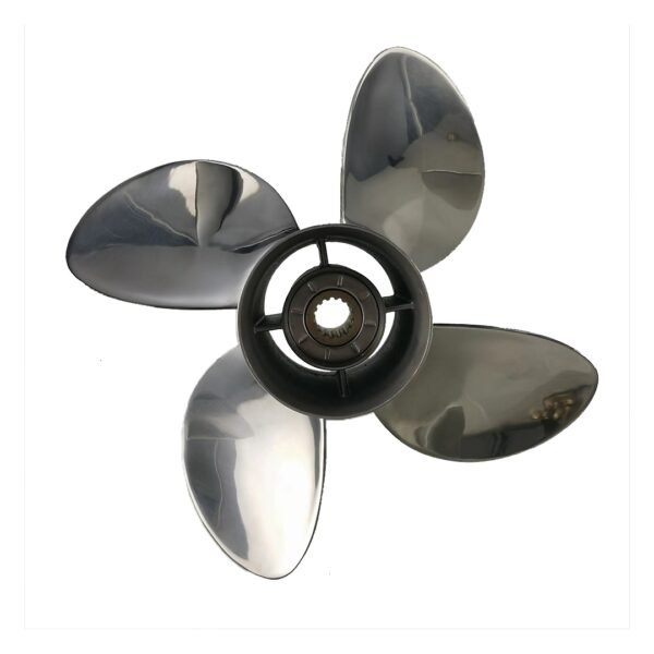 Suzuki 13x17 Stainless Steel Propeller Replacement 4 Blade 13 Tooth RH 4-1/4" Gearcase 60-140HP Outboard Propeller