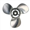 Mercury 10-3/4x10 Stainless Steel Propeller Replacement 3 Blade 10 Tooth RH 3" Gearcase 25-30HP for Japan Origin Tohatsu Outboard Propeller