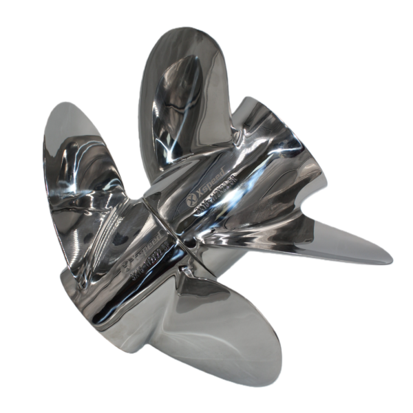 Suzuki 15-1/2x22.5 Stainless Steel Propeller Replacement 4 Blade Rear 25 Tooth 300-350HP Dual Prop System Outboard Propeller