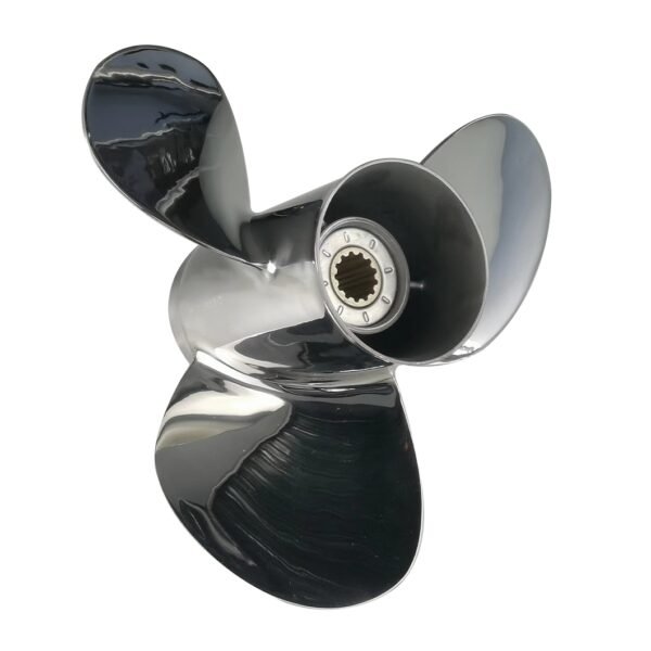 Suzuki 11-5/8x11 Stainless Steel Propeller Replacement 3 Blade 13 Tooth RH 3-1/4" Gearcase 35-65HP Outboard Propeller 990C0-00501-11P