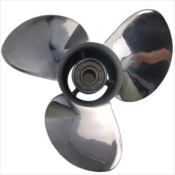 Suzuki 13x19 Stainless Steel Propeller Replacement 3 Blade 15 Tooth RH 4-1/4" Gearcase 60-140HP Outboard Propeller