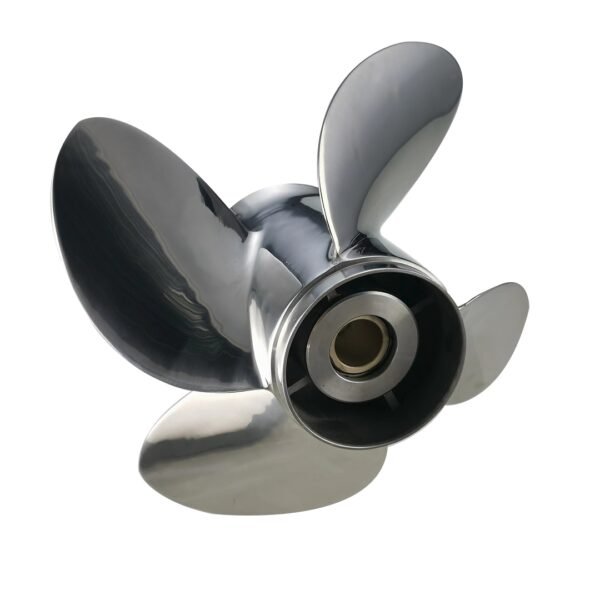 Suzuki 13x19 Stainless Steel Propeller Replacement 4 Blade 15 Tooth LH 4-1/4" Gearcase 60-140HP Outboard Propeller