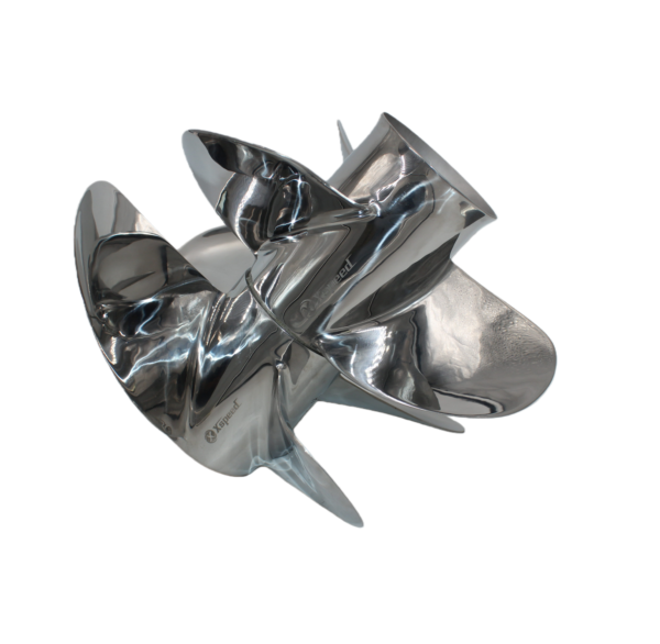 Mercury BRAVO Ⅲ Dual Props 14.3x21 Stainless Steel Propeller Replacement 3 Blade 19 Tooth Rear 350HP Outboard Propeller