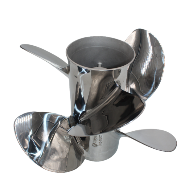 Suzuki 15-1/2x22.5 Stainless Steel Propeller Replacement 4 Blade Rear 25 Tooth 300-350HP Dual Prop System Outboard Propeller