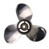 Suzuki 9.25x8 Stainless Steel Propeller Replacement 3 Blade 10 Tooth RH 2-1/2" Gearcase 8-20HP Outboard Propeller