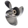 Mercury 10-1/4x16 Stainless Steel Propeller Replacement 3 Blade 13 Tooth RH 3-1/4" Gearcase 40HP for Japan Origin Tohatsu Outboard Propeller