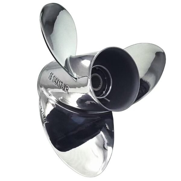 Yamaha 15-1/2 x 19 Outboard Propeller Stainless Steel 3 Blade 150-300HP 15 Tooth RH Saltwater Series XL
