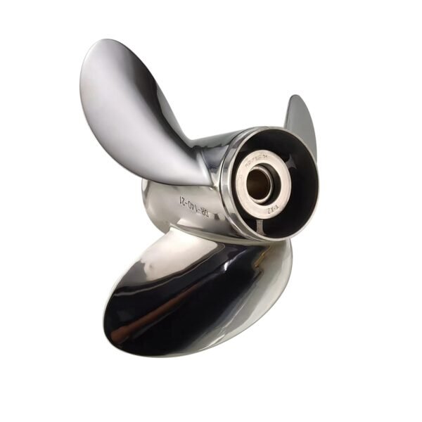 Suzuki 13-7/8x19 Stainless Steel Propeller Replacement 3 Blade 15 Tooth RH 4-1/4" Gearcase 60-140HP Outboard Propeller