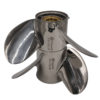 Suzuki 15-1/2x22.5 Stainless Steel Propeller Replacement 4 Blade Rear 25 Tooth 300-350HP Dual Prop System Outboard Propeller