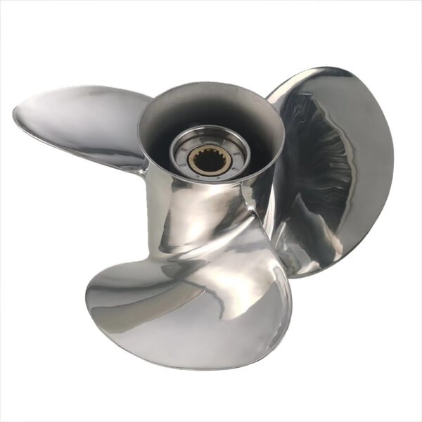 Suzuki 13x19 Stainless Steel Propeller Replacement 3 Blade 15 Tooth RH 4-1/4" Gearcase 60-140HP Outboard Propeller