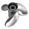 Mercury 10-1/4x16 Stainless Steel Propeller Replacement 3 Blade 13 Tooth RH 3-1/4" Gearcase 40HP for Japan Origin Tohatsu Outboard Propeller
