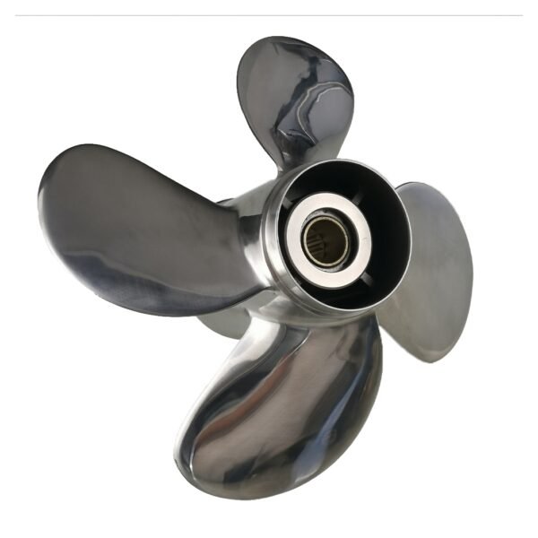 Suzuki 10-5/8x11 Stainless Steel Propeller Replacement 4 Blade 13 Tooth RH 3-1/4" Gearcase 35-65HP Outboard Propeller