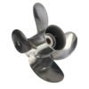 Yamaha 10-5/8 x 12 Outboard Propeller Stainless Steel 4 Blade 25-60HP 13 Tooth RH