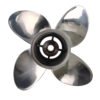 Yamaha 10x10-F Stainless Steel Propeller Replacement 4 Blade 10 Tooth RH 3" Gearcase 20-30HP Outboard Propeller