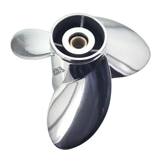 Yamaha 15-1/2 x 19 Outboard Propeller Stainless Steel 3 Blade 150-300HP 15 Tooth RH Saltwater Series XL