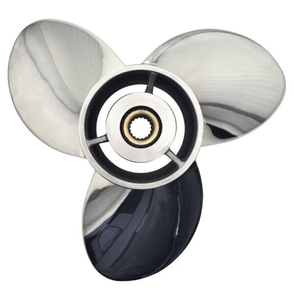 Yamaha 15-1/2 x 19 Outboard Propeller Stainless Steel 3 Blade 150-300HP 15 Tooth RH Saltwater Series XL