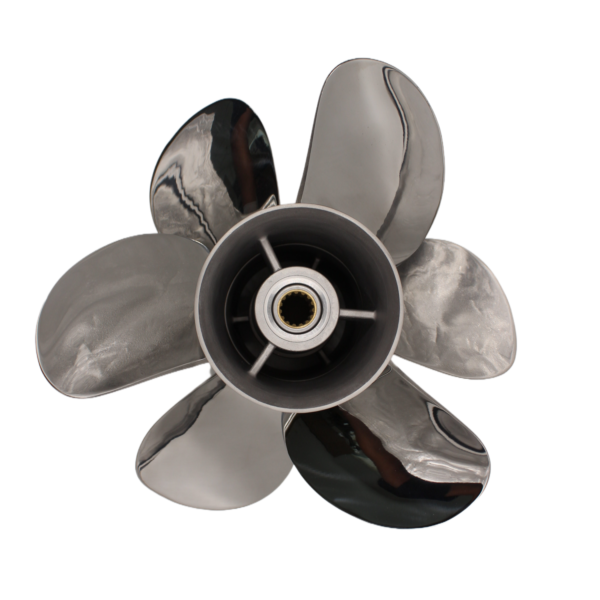 Suzuki 15-1/2x22.5 Stainless Steel Propeller Replacement 4 Blade Rear 25 Tooth 300-350HP Dual Prop System Outboard Propeller