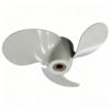Yamaha 7-1/2x7 Aluminum Propeller Replacement 3 Blade 9 Tooth RH 2.5/5 HP Outboard Propeller 6E0-45943-01-EL
