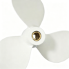 Yamaha 9x8 Aluminum Propeller Replacement 3 Blade RH Pin Drive for 8HP Outboard Propeller