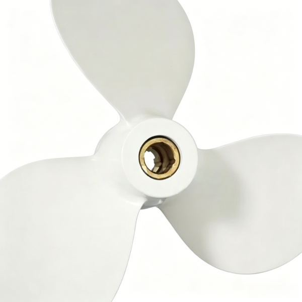 Yamaha 9x8 Aluminum Propeller Replacement 3 Blade RH Pin Drive for 8HP Outboard Propeller