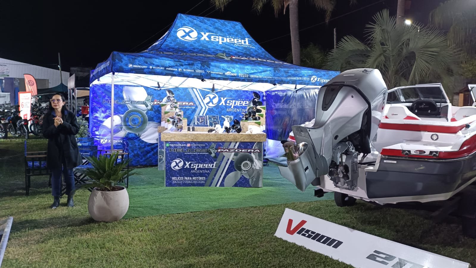 Xspeed marine propeller exhibition display