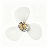 Yamaha 9x8 Aluminum Propeller Replacement 3 Blade RH Pin Drive for 8HP Outboard Propeller