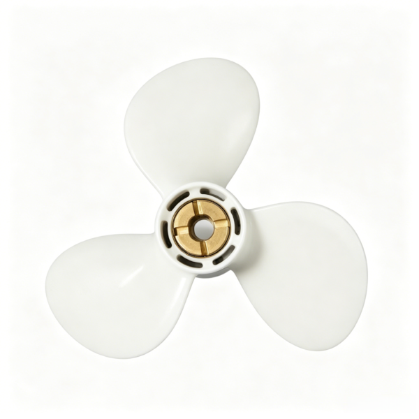 Yamaha 9x8 Aluminum Propeller Replacement 3 Blade RH Pin Drive for 8HP Outboard Propeller
