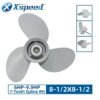 Yamaha 8-1/2x8-1/2 Aluminum Propeller Replacement 3 Blade 7 Tooth RH 6-9.9HP Outboard Propeller 6G1-45941-00-EL