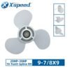Yamaha 9-7/8x9 Aluminum Propeller Replacement 3 Blade 10 Tooth RH 3" Gearcase 20-30HP Outboard Propeller 664-45941-01-EL