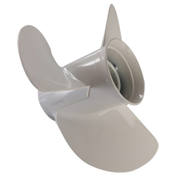 Yamaha 13-1/4x17 Aluminum Propeller Replacement 3 Blade 15 Tooth LH 4-1/4" Gearcase 50-130HP Outboard Propeller