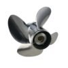 Johnson 10-5/8x12 Stainless Steel Propeller Replacement 4 Blade 13 Tooth RH 3-1/4" Gearcase 40 50HP Outboard Propeller
